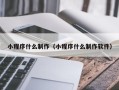 玉树小程序什么制作（小程序什么制作软件）