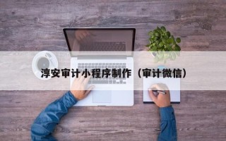 玉树淳安审计小程序制作（审计微信）